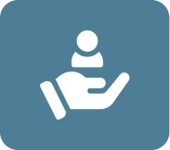 Helping hand graphic